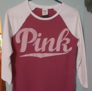 VS PINK SMALL 3/LENGTH TSHIRT
